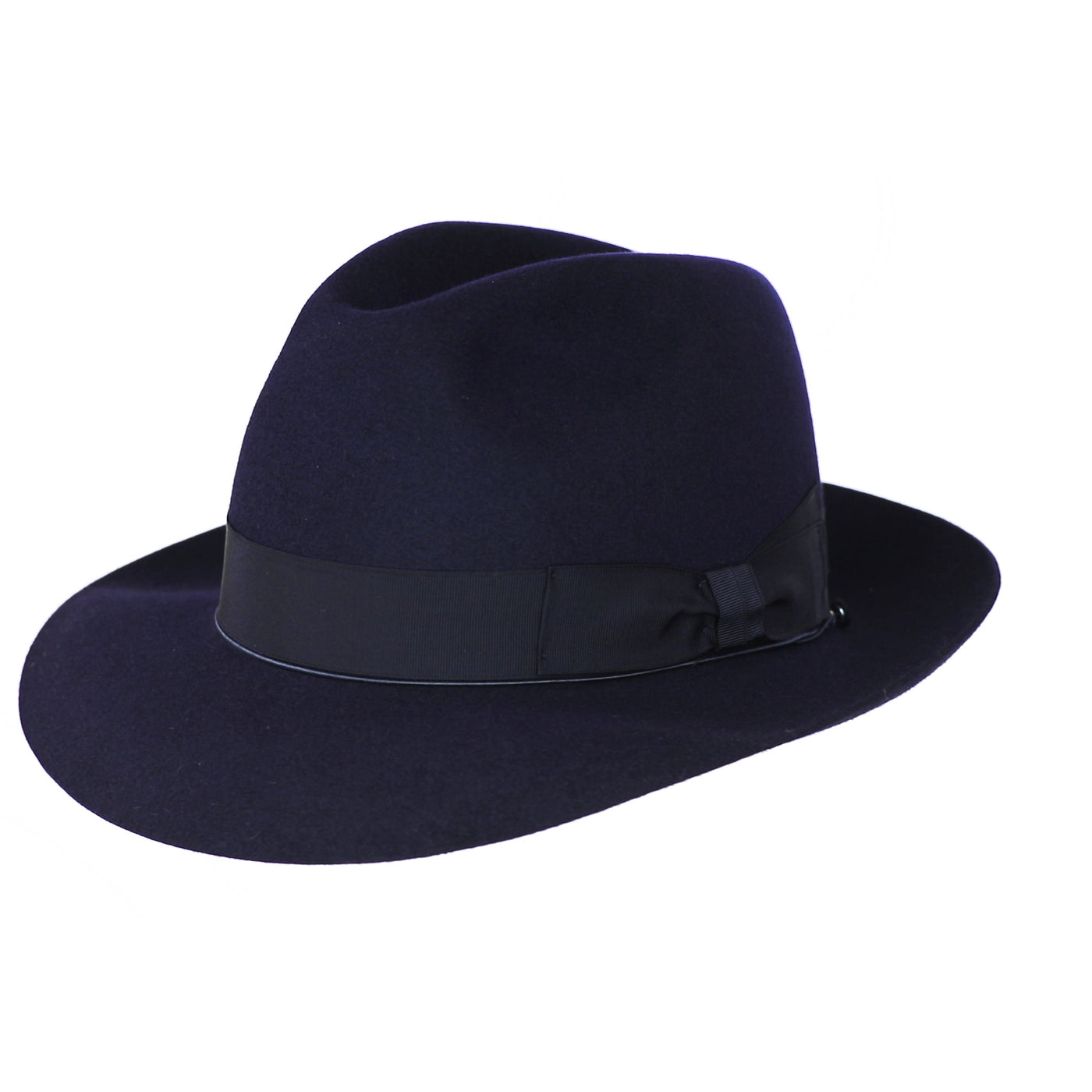 Trionfo 212 - Navy, product_type] - Borsalino for Atica fedora hat