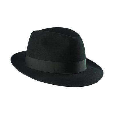 Andelli 214 - Black, product_type] - Borsalino for Atica fedora hat